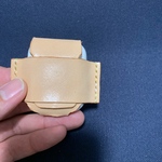 airpodsケース ルガトショルダー ブルー使用