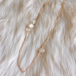 ケシ淡水パール♡アシンメトリーネックス