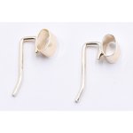 送料無料 20個 ポニーフック オーバルリング 8×12mm ヘア金具 ゴールド【20ヶ】 M088