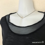 ステンレス製 クロスネックレス 喜平チェーン 幅2.3mm 