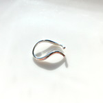 ear cuff wave -silver-