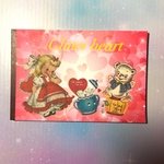 つづりメモ　レトロガール＆アニマル　ハートがいっぱい♡計30枚♪  ハガキサイズ     