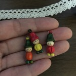 ウッドビーズの小人さん♡ミニチュアドール♪