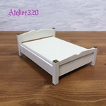 nuts70様専用　ベッド11cm Cタイプ　ダブルサイズ　ミニチュア家具