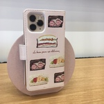 iPhone11フルーツサンド/苺ミルク手帳タイプ