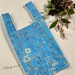 レジ袋みたいなエコバッグ(s)ボタニカル柄  撥水加工