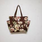お花バック(茶)