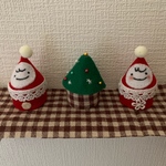 ミニサンタ🎅とミニツリー🎄3個セット