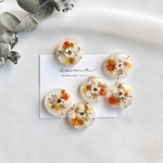 Orange🌼ピアス/イヤリング
