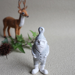 鈴サンタ（白グレー）2019