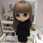 ネオブライス ウィッグ ふんわりピュアストレート オリーブアッシュ 10インチ/ドール Blythe