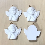 WHITE ANGEL ACRYL CHARM