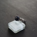 ブルーピーターサイト　ダイヤパターンリング　SILVER925