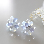 drops earrings (snow)