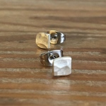 シルバーピアス「square」