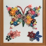 幸運を呼ぶ蝶々〜ペーパークイリング