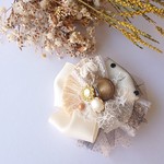 White christmas ヘアクリップ 