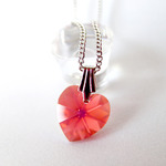 Swarovski necklace☆パパラチア