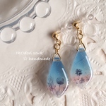 抒情詩 -lyrictears- 樹脂ノンホールピアス イヤリング