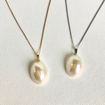 殿堂入り！南洋の海からの贈り物　マベパールのシンプルネックレス