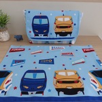 【横入れお弁当袋】【ランチマット】大きな電車柄　