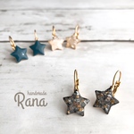star×black×gold＊ピアス＊