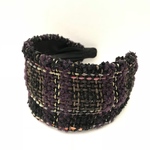  LINTON TWEED♡素敵なツイードをシンプルに♡大人パープルミックス♡カチューシャ♡幅広