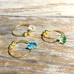 （再販）虹が出るノンホールピアス