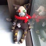 ソックキャット  ☆ 茶色のノルディック猫くん