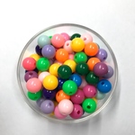 【10mm  100pcs】カラフル アクリルビーズ  カラーアソート