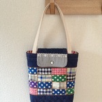 《10％Off↓》キルティングdeツギハギMINIバッグ ＃001