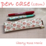 ❤️SALE❤️《18cm》ペンケース リバティ  Rose  Marie