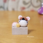 【受注製作】小さな癒しマスコット ＊ すずめマウス