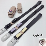 Baby goods series❤︎type A❤︎マルチクリップ&マルチホルダー(おしゃぶりホルダー おもちゃホルダー)