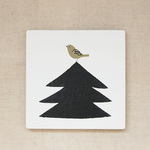 木製パネル「singing bird」