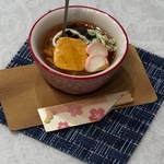 メモスタンド　きつねうどんおまたせしました