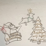 専用！！ワイヤーアート クリスマス サンタクロース ワイヤークラフト トナカイ 