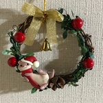 フェレットクリスマスリース〜バタスコ