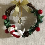 フェレットクリスマスリース〜ホワイトファー