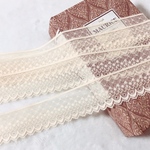 1m ロココ風 ストレッチレース ブレード ライトオレンジ BK191136 ハンドメイド 手芸 素材 材料 DIY