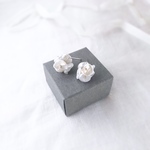" bouquet " pearl  / 淡水パールのブーケピアス