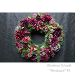 ＜Order＞Christmas Wreath Bordeaux　45
