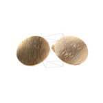 ERG-1156-MG【2個入り】ラウンドブラシイヤリング/ネジバネ,Round Brushed Texture Non