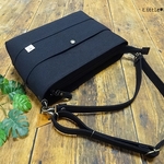 【ma様専用】№1171 倉敷帆布ワンハンドルポーチＬ～オールブラック