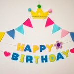 お誕生日ガーランド♪