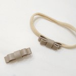 ［送料無料］sale中❁leather ribbon pin and hair band ( no.28 )