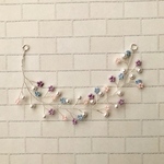 パステルカラーの小枝ヘアアクセサリー