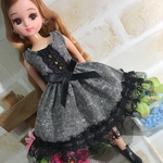 リカちゃん服ワンピース 〜ツイード〜