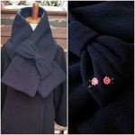 キッズ マフラー 刺繍タイプ(コーラル系)