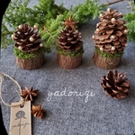 X'mas Forest 3個セット(ミニクリスマスツリー)